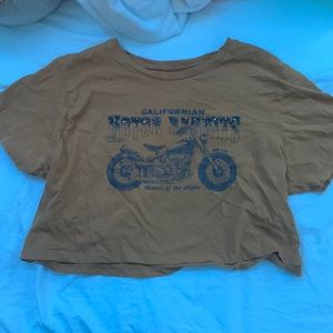 motorcycle crop top !